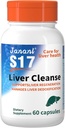 Jananl Liver Cleanse Detox & Repair Milk Thistle Liver-Liver Protection Liquid è ricco in Silymarin e FDP Cell Energy Liquid, con 15 bottiglie totali 7.5 FI oz - Clearing
