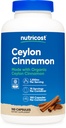 Nutricost Organic Cinnamon (Ceylon Cinnamon) 1200mg Serving, 150 Capsule - Gluten Free, Non-GMO