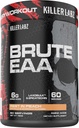 KILLER LABZ Brute EAA catena ramificata e aminoacidi essenziali | 6g di aminoacidi per accelerare il recupero e massa magra Gains 60 Servings (Rest in Peach)