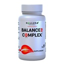 Complesso di vitamina B naturale di Hallusa con Biotin, B12, B6, B5, B3, B2 – Energia, Metabolismo & Hair Support 60 compresse – Supplemento B-Complex giornaliero con acido folico, inositolo & Choline