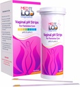 Strisce di prova vaginali per le donne (50 cnt). BV Vaginosi batterica e strisce di prova di infezione del lievito. Test di pH femminile per la salute vaginale, l'acidità e l'alcalinità. Strisce in sacchetti sigillati