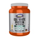 NOW Nutrizione sportiva, Proteine bianche dell'uovo, 20 G con BCAA, Polvere di Vanilla cremosa, 1,5-Pound