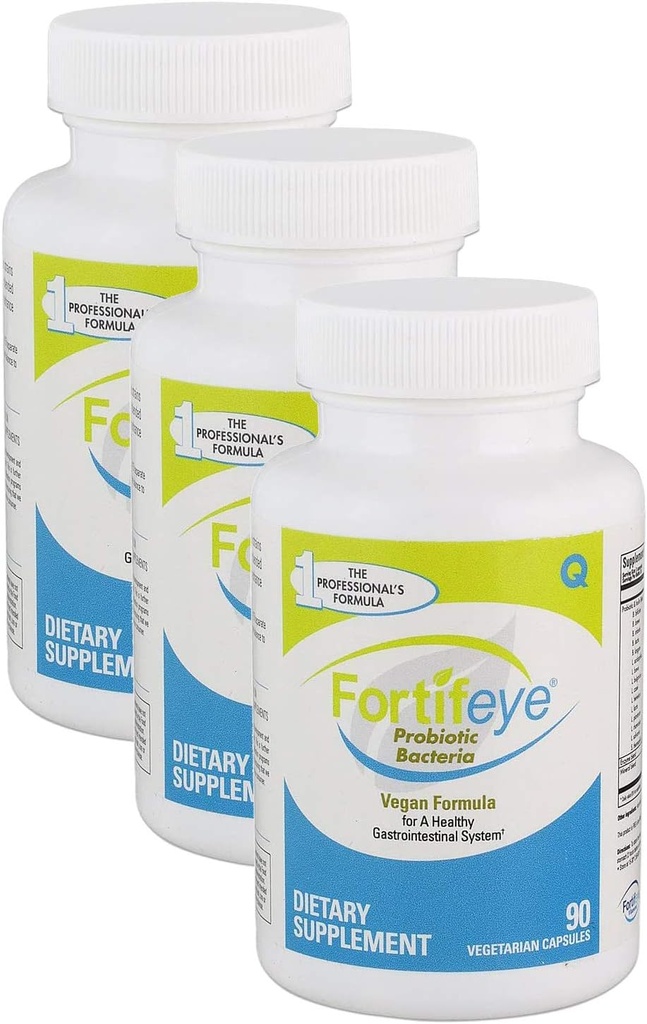Probiotici batteri naturali Vegan supplemento con enzimi digestivi 270 capsule 90 giorni di alimentazione - Probiotici per la salute digestiva donne, uomini e bambini, Supporta la digestione, Bloating e sistemi oculari
