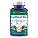 Prodotti di purezza EverStrong Blue Strength Building + Brain Boosting w/Muscle Matrix Blend ft. Creatina monoidrato + di più, PurityBlue Organic Blue Blue Blue Blue Blue Blue Blueberry Complex, 1000 IU Vitamin D3-90 Compresse