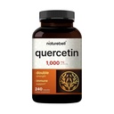 NatureBell Quercetin 1.000mg Per Serving, 240 Capsule | Integratore Bioflavonoide ad Ultra Forza per Supporto Immune | Testato di terze parti, Non OGM, Senza Glutine