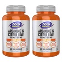 Arginina & Citrulline 500/250mg - 120 Capsule (2 Confezione)