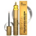 Queen of Lashes Peptide Growth Serum - Lash & Brow Enhancer con Peptides & Ginseng Root Extract - Hormone Free, Ophthalmologist Formula testata per più lunghe, Fuller Lashes (8 mL)