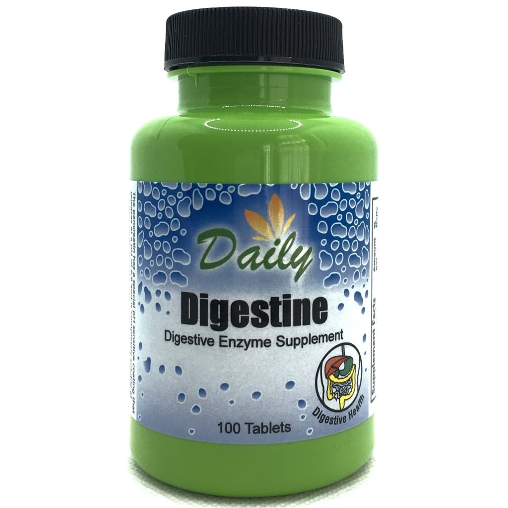 Daily Manufacturing DigestineTM (Enzimi Digestivi Mycozyme, Pancreatin, Papain, Acid Stable Protease, Betaine HCl, Iron Bile Salts)