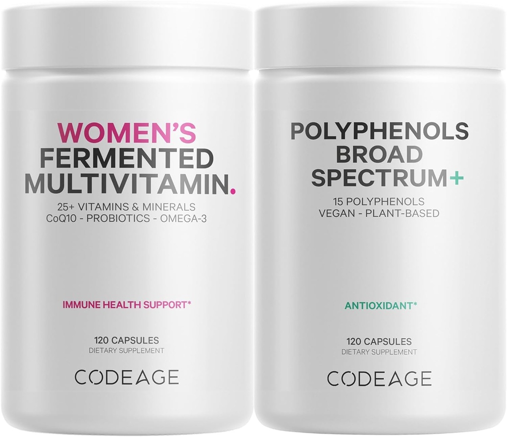 Codice Immune Supporto Multivitaminico per Donne + Antiossidanti Bundle