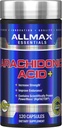 ALLMAX Essentials Arachidonic Acid+ - 120 Capsule - Aumenta la resistenza e migliora l'eccedenza - Gluten Free - 30 Serve