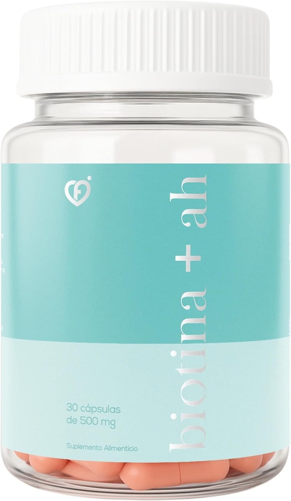 CF CARO FIT - BIOTIN 300 MCG Plus Acido HYALURONIC 100 capsule di 500 MG Hydrating Skin and Hair