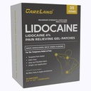 CARELANDA 4% Lidocaina Gel Patch, 35 Contenitore Massima resistenza Pain Patch per il Rilievo Muscolare in Neck Knee Indietro e Spalle Patch in Numbing non accentato per le nervature, Giunti