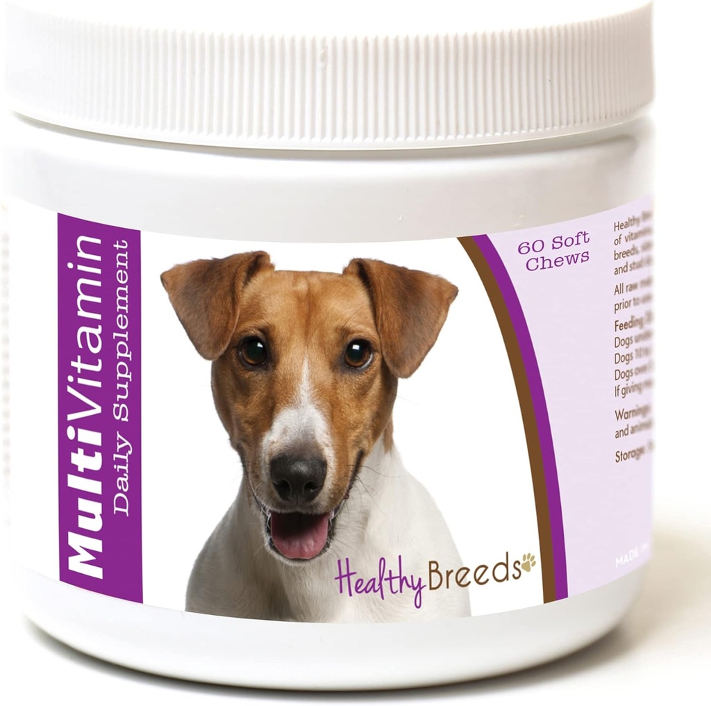 Allevamenti sani Jack Russell Terrier Multi-Vitamin Soft Chews 60 Conte