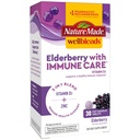 Natura fatta Wellblends Elderberry con ImmuneCare, Vitamina D3 e Zinco, con aroma di sambuco, 30 compresse disciolte veloci