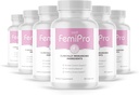 Integratori di controllo della vescica Femipro per le donne e gli uomini, Herb naturale & miscela probiotica, Supporta la salute del tratto urinario & Microbiome Balance | Made in USA Non-GMO, 30 capsule, 6 mesi di alimentazione