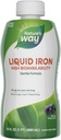 Via della natura Ferro liquido, 100% Valore giornaliero, 18 mg Ferro come Ferric Glycinate per Serving, Senza zucchero Aggiunto, Aroma di bacche, 16 Fl Oz (Packaging May Vary)