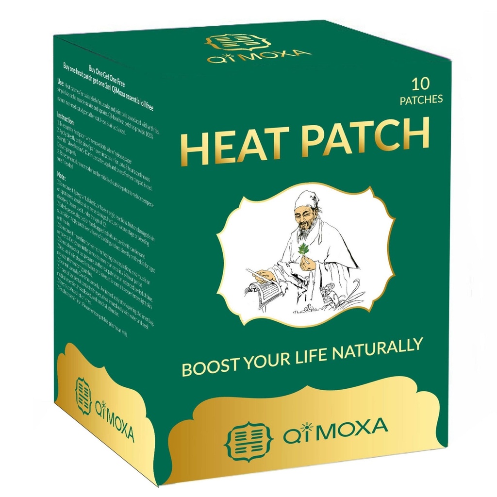 Patch-Neck naturale, Spalla, Indietro, Elbow, Giunto, Muscolo, Cramps-Moxibustion Vital Energy Heat Pads Penetrate Deep-Fast Acting Packs-Long Lasting Patches-10PCS