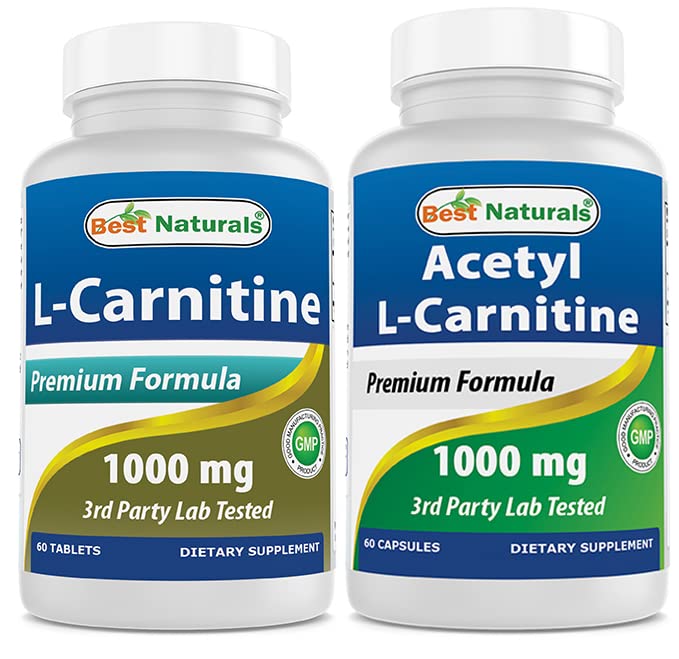 I migliori naturali L-Carnitina 1000mg & Acetyl L-Carnitina 1000mg