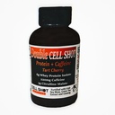 Tart Cherry Punch - 4 Pack - Proteine + Caffeina - Doppia scocca cellulare - BCAAs con caffeina, Nootropics, Cacao, Sea Moss, Ginseng, Whey - Wake-Up e Focus