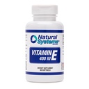 Vitamina E 60 Softgels 400 IU di Sistemi Naturali - Integratori di Vitamina E Supporto di Sistema Immune * - Vitamina E Softgels Cura della Pelle - Vitamina Naturale E Non-Sgar, Sapori Non Artificiali o Preservativi