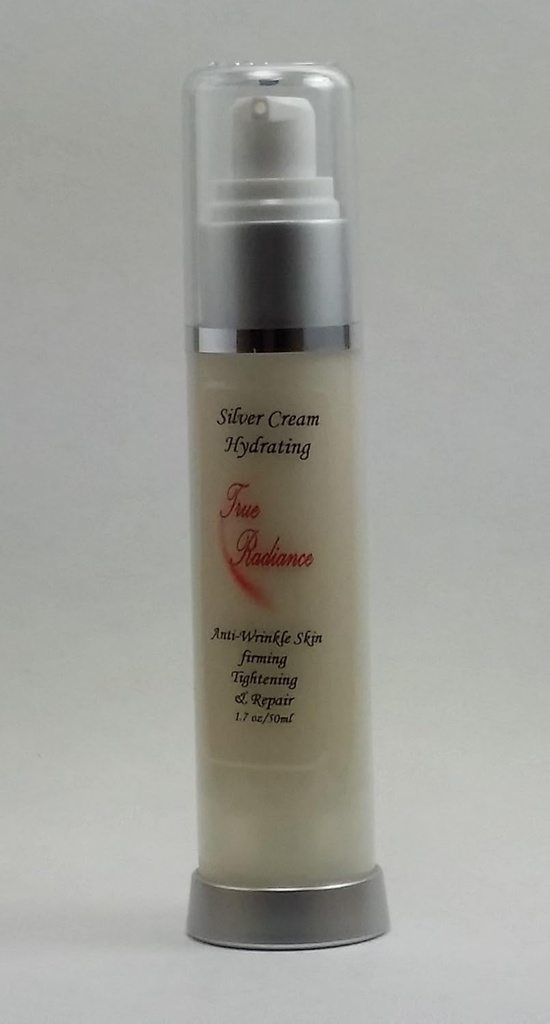 SILVER CREAM Marine Collagen Anti-invecchiamento, Riduzione delle rughe e super idratante.DMAE, acido lipoico alfa, Ceremide 3, acido ialuronico PARABEN FREE 1.7 oz /50ml.