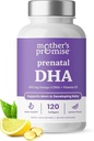 DHA Prenatale per le donne 600mg + 400 IU Vitamina D3 | 120 Softgels | Supporta la salute del cervello | Trigliceride Omega 3 Fish Oil DHA Vitamine Prenatali per la gravidanza e l'allattamento | 300mg per capsula