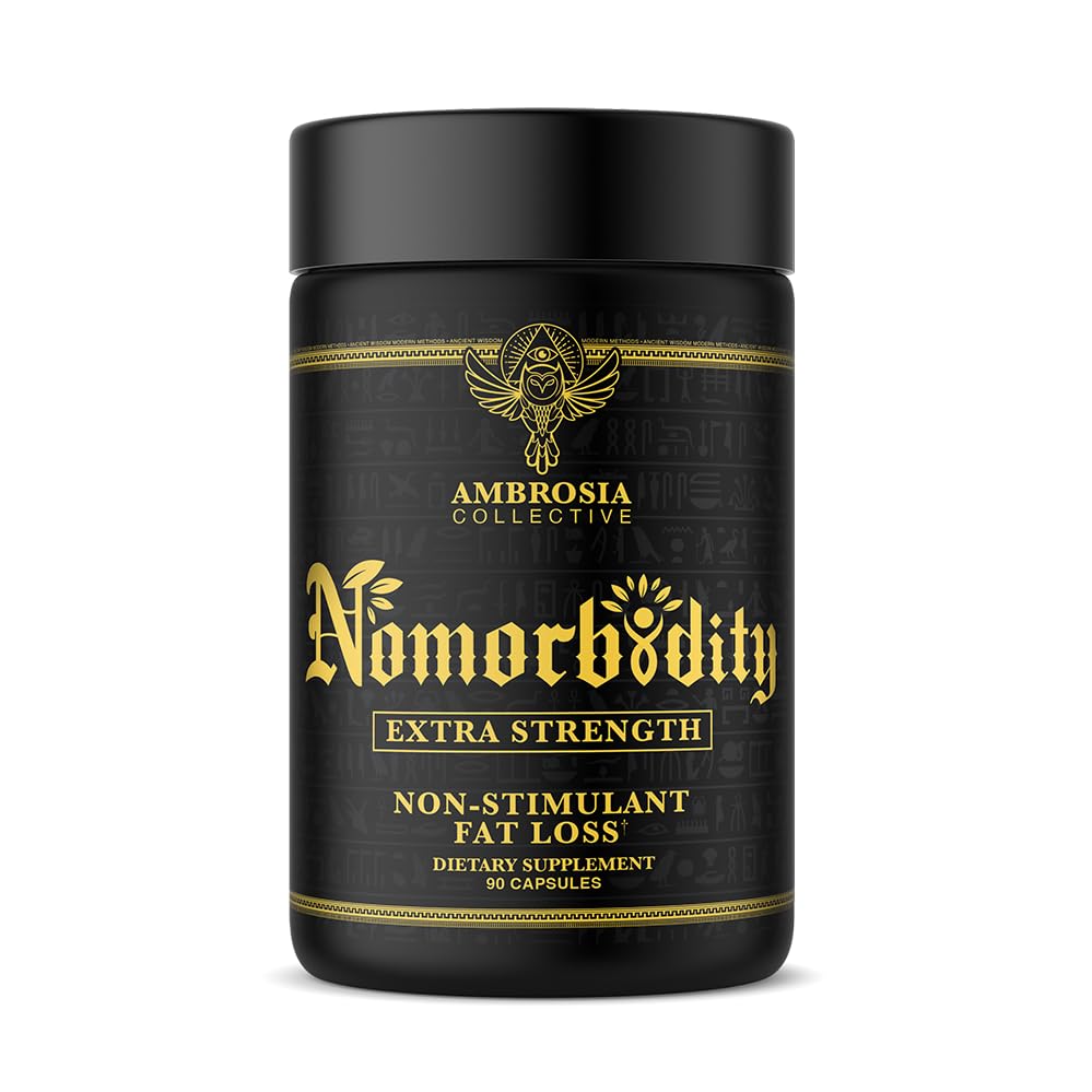 Ambrosia Nomorbidity Advanced Appetite Control & Hunger Management Formula | Appetite Suppressant & Mood Support con KSM-66 Ashwagandha, Garcitrin e Thinogen