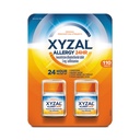 Pillole di allergia Xyzal, 24 ore di allergia sollievo, forza di prescrizione originale, 55 conte (pacchetto di 2)
