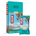 CLIF BARS - Energy Bars - Cioccolato fresco di menta - Con caffeina - Realizzato con avena biologica - Cibo a base vegetale - Vegetariano - Kosher (2.4 Ounce Protein Bars, 12 Count) Packaging May Vary