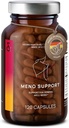 CLAV Meno Balance - Supporto Menopausa - con radice di yam selvatici, Clover rosso, Rhubarb siberiano - Rilievo di Flash caldo, Swing Mood & Muti-Symptom Support -120 Capsule