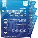 Unwind Gut Health Drink Mix|Apple Sider Vinegar Prebiotico,Probiotici Salute Digestiva per le donne & Men|Melatonin-Free, Radice vegetariana,Chamomile|Relaxation Sleep & Hydration|Promegranate Rose,30 Servings