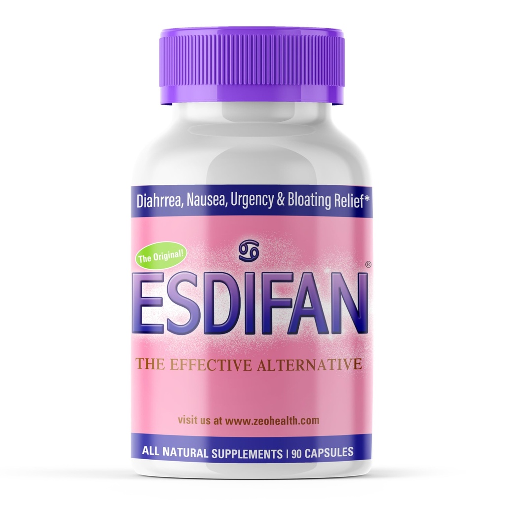 | Supporta il sollievo naturale della diarrea, IBS, Nausea, Gas & Bloating | promuove la salute del fegato, l'energia e l'assorbimento nutriente | con Zeolite, B-12 e calcio (90 capsule)