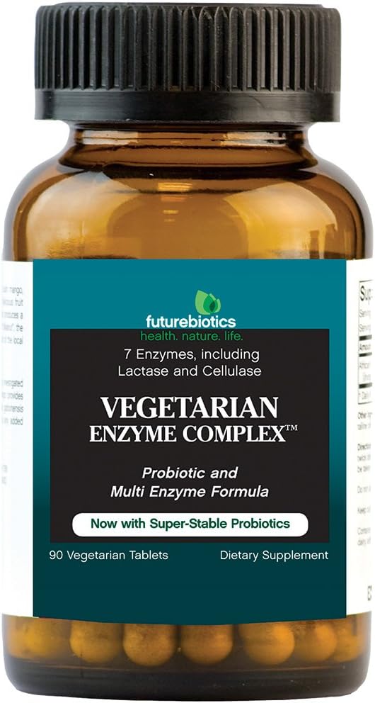 Futurebiotici Complesso di enzime vegetariano, 90 compresse