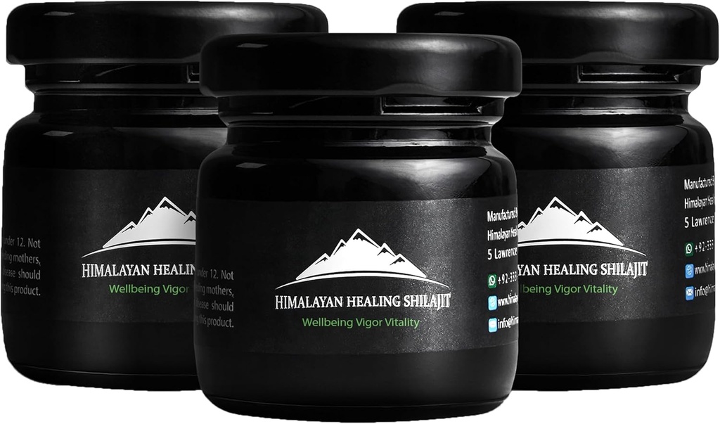 Pure Himalayan Organic Shilajit Resina Supplemento | Contiene acido Fulvic e minerali Trace | Autentico e Naturale | 150 Grammi