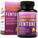 Fentone Thermogenic Fat Burner Energy Booster, Appetite Suppressant, Perdita di peso clinicamente studiata, Fat Burning, Phenylethylamine HCl, L- Carnitina, Chetoni - 60 pillole dimagranti (1)