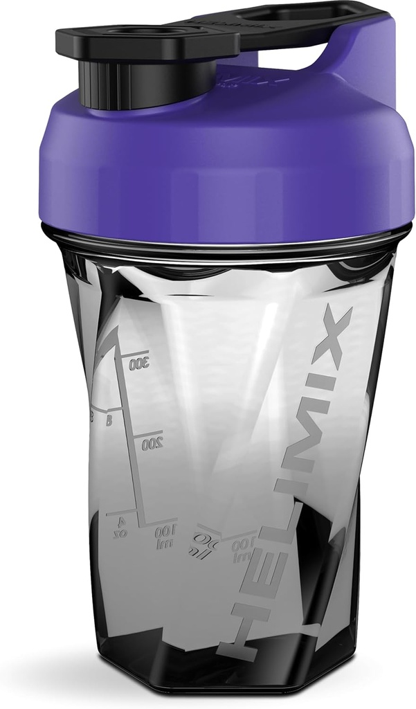 HELIMIX 1.5 Vortex frullatore Shaker bottiglia tiene fino a 20oz | Nessuna sfera di miscelazione o Whisk | USA Made | Portatile pre allenamento Whey Protein Drink Shaker Cup | Mixes Cocktail Smoothies Shakes | Top Rack Safe