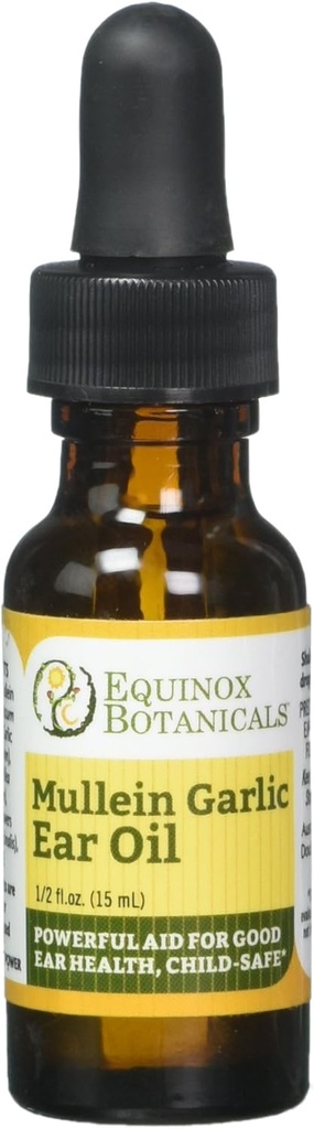 Equinox Botanicals Mullein Aglio Ear Oil .5 oz