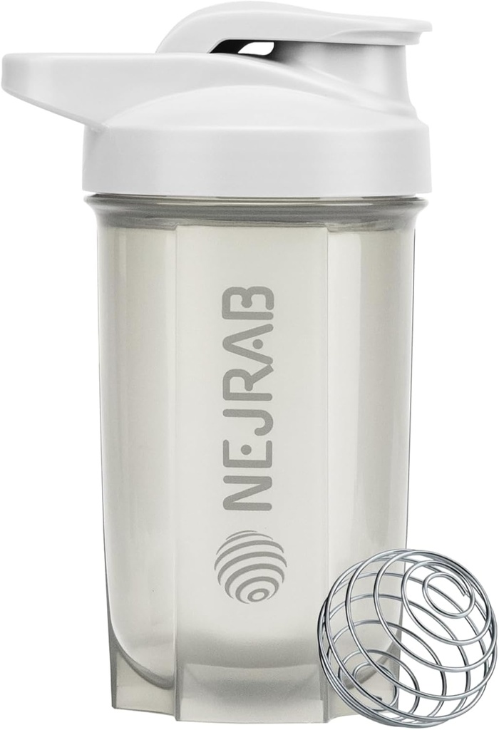 Protein Shaker Bottiglia – Perfetto per Caffè, Protein Powder – 16 Oz – per Palestra con Mixer Ball – Shaker Cups per Protein Shakes.