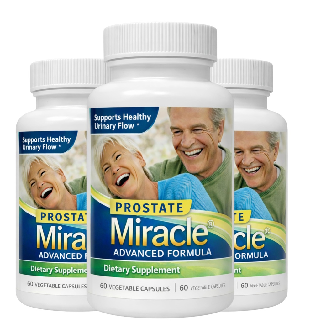 Formula avanzata di 3 pacchetti Prostate Miracle