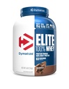 Dymatize Elite 100% Whey Protein Powder, 25g Protein, 5.5g BCAAs & 2.7 L-Leucina, rapida assorbimento e digestione rapida per il recupero ottimale del muscolo, Rich Chocolate, 5 Pound (63 Servings)