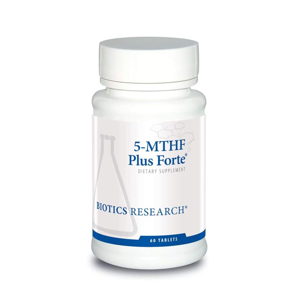 Biotics Research Biotics Research 5-MTHF Plus Forte - Salute del cervello Promuove la calma Rilassata Mood e la produzione di serotonina 60 capsule