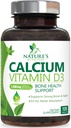 Supplemento di calcio 1200 mg - con vitamina D3 per il miglior assorbimento - Supporta la salute immunitaria, le ossa e i denti - Carbonato di calcio della natura + 1600 IU di D3 - Bottigliato negli Stati Uniti per le donne e gli uomini - 120 compresse