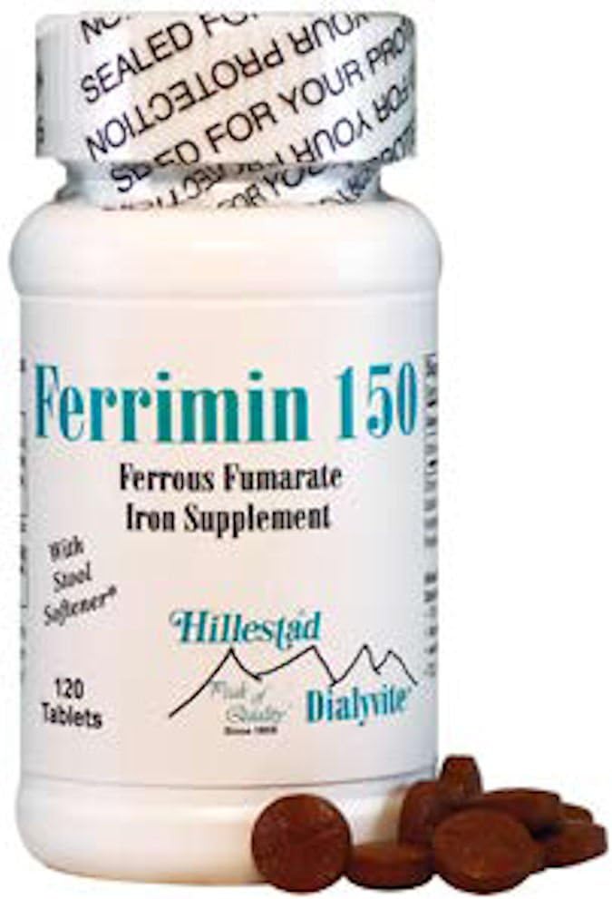 Dialyvite - Ferrous Fumarate - Ferrimin 150-120 Compresse (2)