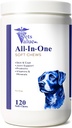 Cane Multivitaminico chews (120 Soft Chews) - Vitamine all-in-One per cani di tutte le età, dimensioni e razze | Supporta immunità, salute digestiva, pelle, cappotto Joint Health con Glucosamine, acidi grassi Omega