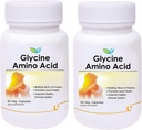 BETT Biotrex Glycine Aminoacido - 60 capsule di veg - Confezione da 2, promuove la buona salute