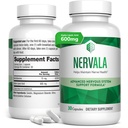 Nervala - Acido alfa lipoico 600mg - ALA Supplemento antiossidante per Nerve, Energy & Circulation Support- Extra Forza con Benfotiamine - Made in USA, Lab Tested - 30 capsule, 1 mese di fornitura
