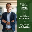 LTO3 Originale con L-teanina, Omega-3 da Sementis, e Skullcap - Supporta messa a fuoco, Concentrazione mentale, Mente calma, Mood positivo e Rilassamento (90 capsule)