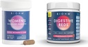 BIOHM Probiotici da donna 30B CFU & 210 oz Polvere Digestiva Essenziale Reds Bundle, Supporto completo Gut & Vaginal Health, Ricco di antiossidanti, enzimi, vitamine