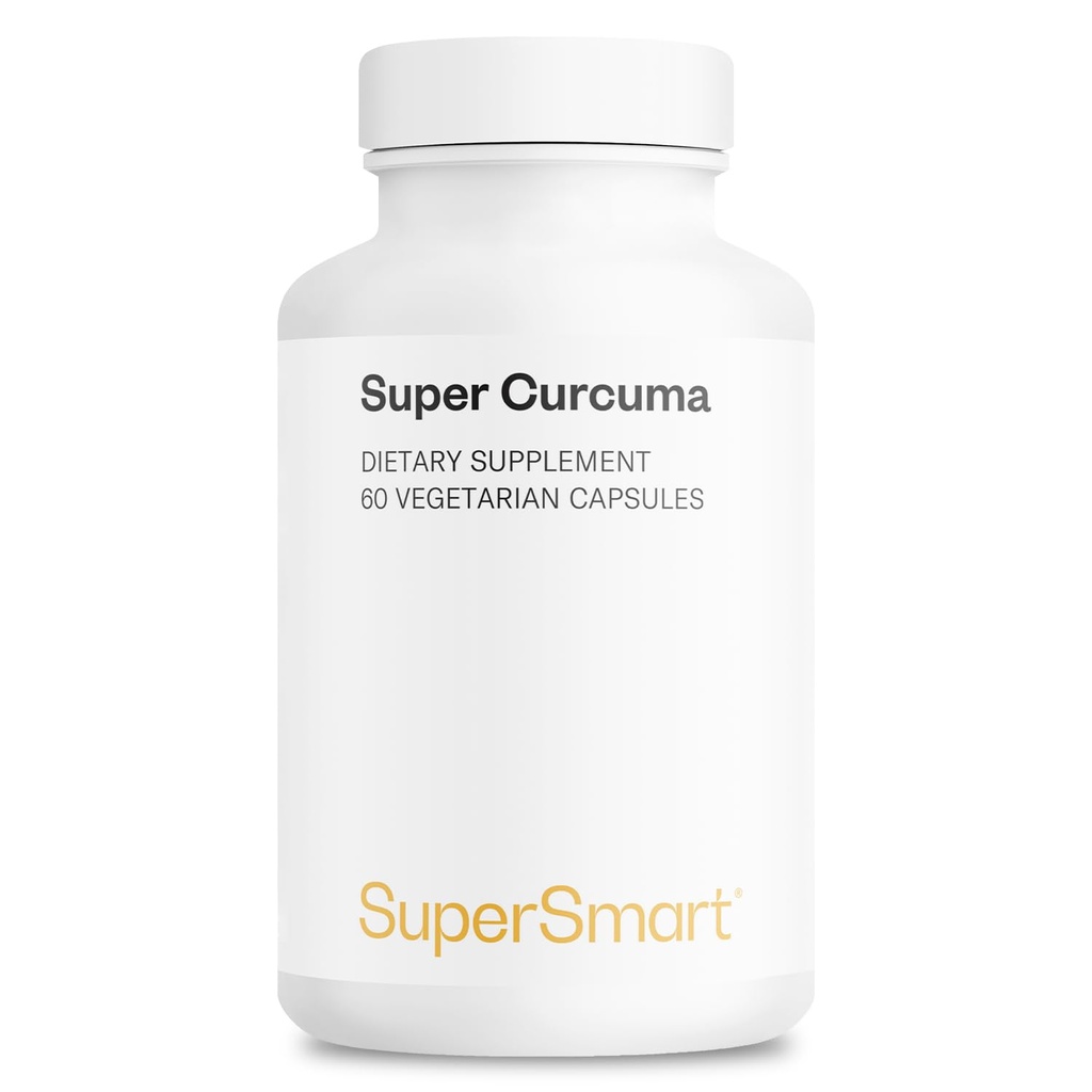 Supersmart - Super Curcuma 1000mg al giorno (alto assorbimento) - brevettato Meriva Curcuma - Curcumina Phytosome | 60 capsule vegetariane - Non-GMO