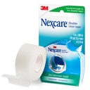 Nastro trasparente flessibile Nexcare, Nastro medico trasparente impermeabile, Rivestimenti e tubi Catheter - 1 in x 10 Yds, 1 rotolo di nastro